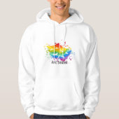 Regenbogen Drau Hoodie (Vorderseite)