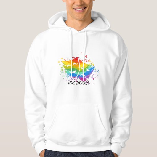Regenbogen Drau Hoodie (Vorderseite)