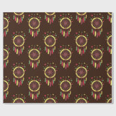 Regenbogen Dreamcatcher Geschenkpapier (Flach)