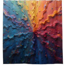 Regenbogen drehen sich um Dinge Duschvorhang