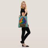 Regenbogen-Drehung sonnig Tasche (Am Model)