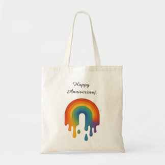 Regenbogen-Driving-Rainbow - Happy Anniversary Tragetasche