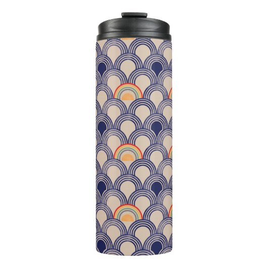 Regenbogen Drop Thermal Tumbler Thermosbecher (Vorderseite)