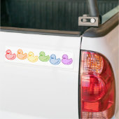 Regenbogen Duckies Autoaufkleber (Auf Lkw)