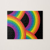 Regenbogen dunkel puzzle (Horizontal)