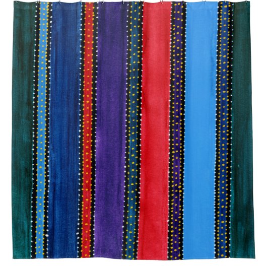 Regenbogen-Duschvorhang Duschvorhang (Vorderseite)