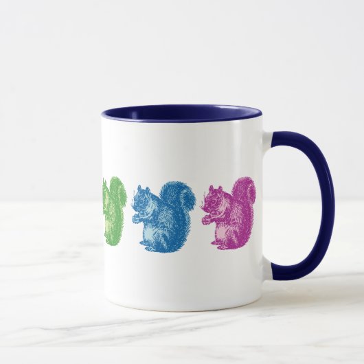 Regenbogen-Eichhörnchen Tasse (Rechts)