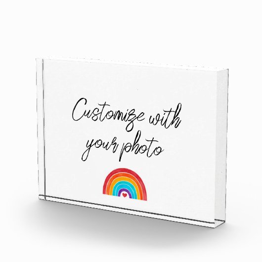 Regenbogen - Eigenes Foto hinzufügen (Rechts)