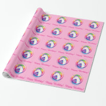 Regenbogen-Einhorn-alles Gute zum Geburtstag