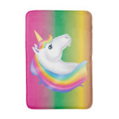 Regenbogen-Einhorn-Bad-Matte Badematte (Vorderseite Vertikal)