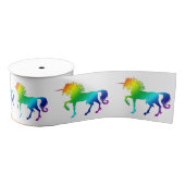 Regenbogen-Einhorn-Band Ripsband (Spule)