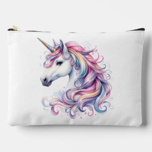 Regenbogen-Einhorn-Design 2 Zubehörtasche