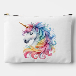 Regenbogen-Einhorn-Design 3 Zubehörtasche