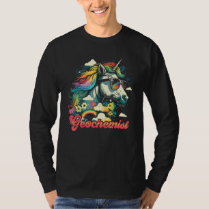 Regenbogen-Einhorn-Geochemiker Geochemie T-Shirt