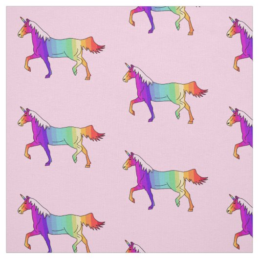 Regenbogen-Einhorn/Gewebe für Kinder Stoff (Muster)