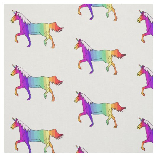 Regenbogen-Einhorn/Gewebe für Kinder Stoff (Muster)