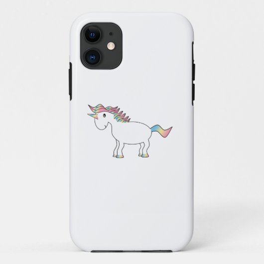 Regenbogen-Einhorn iphone 5 Fall Case-Mate iPhone Hülle (Rückseite)