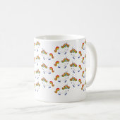 Regenbogen-Einhorn Kaffeetasse (VorderseiteRechts)