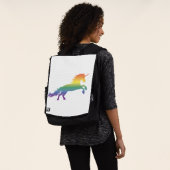 Regenbogen-Einhorn lgbt Rucksack (Ausgewaschen)