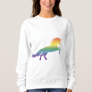 Regenbogen-Einhorn lgbt Sweatshirt