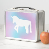 Regenbogen Einhorn Metall Brotdose (Beispiel)