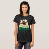 Regenbogen Einhorn Mops T-Shirt (Vorne ganz)