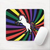 Regenbogen-Einhorn Mousepad (Mit Mouse)
