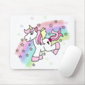 Regenbogen-Einhorn Mousepad (Mit Mouse)