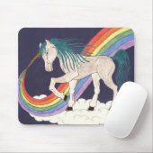 Regenbogen-Einhorn Mousepad (Mit Mouse)