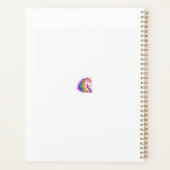 Regenbogen-Einhorn Planer (Rückseite)