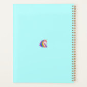 Regenbogen-Einhorn Planer (Rückseite)