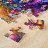 Regenbogen-Einhorn Puzzle (Seite)