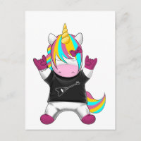 Regenbogen Einhorn Rocker
