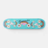 Regenbogen-Einhorn Skateboard (Horizontal)