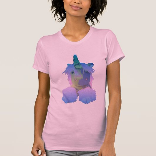 Regenbogen-Einhorn T-Shirt (Vorderseite)