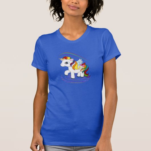 Regenbogen-Einhorn T-Shirt (Vorderseite)