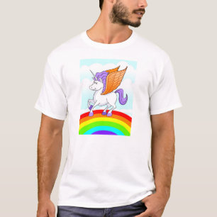 Regenbogen-Einhorn T-Shirt