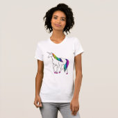 REGENBOGEN-EINHORN T-Shirt (Vorne ganz)