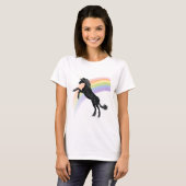 Regenbogen-Einhorn T-Shirt (Vorne ganz)