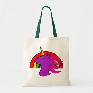 Regenbogen-Einhorn-Tasche Tragetasche