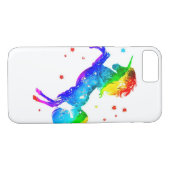 Regenbogen-Einhorn-Telefon-Kasten Case-Mate iPhone Hülle (Rückseite (Horizontal))