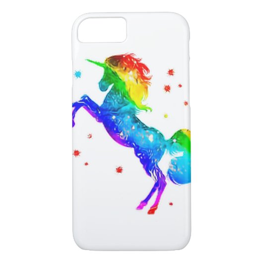 Regenbogen-Einhorn-Telefon-Kasten Case-Mate iPhone Hülle (Rückseite)