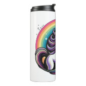 Regenbogen Einhorn Thermosbecher (Nach links gedreht)