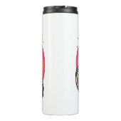 Regenbogen Einhorn Thermosbecher (Rückseite)