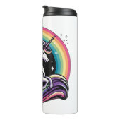 Regenbogen Einhorn Thermosbecher (Nach rechts gedreht)