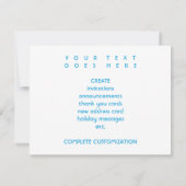 Regenbogen Einladung (Rückseite)