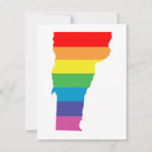 Regenbogen Einladung (Vorderseite)