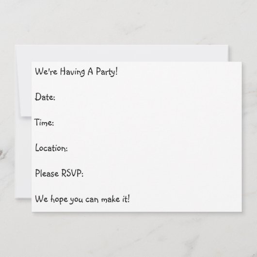 Regenbogen-Einladung Einladung (Rückseite)