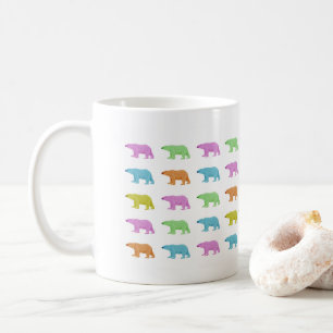 Regenbogen-Eisbär-Tasse Kaffeetasse