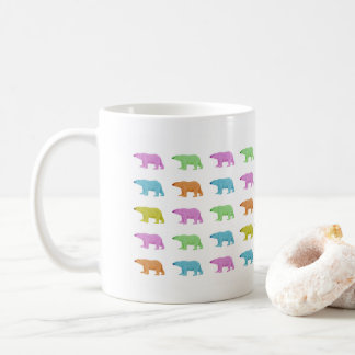 Regenbogen-Eisbär-Tasse Kaffeetasse